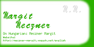 margit meczner business card